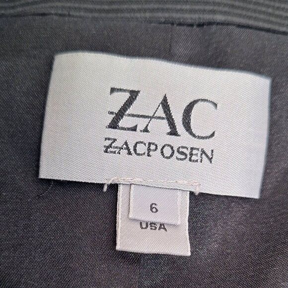 Zac Posen Bolero Jacket  Black Size 6 - Picture 2 of 7